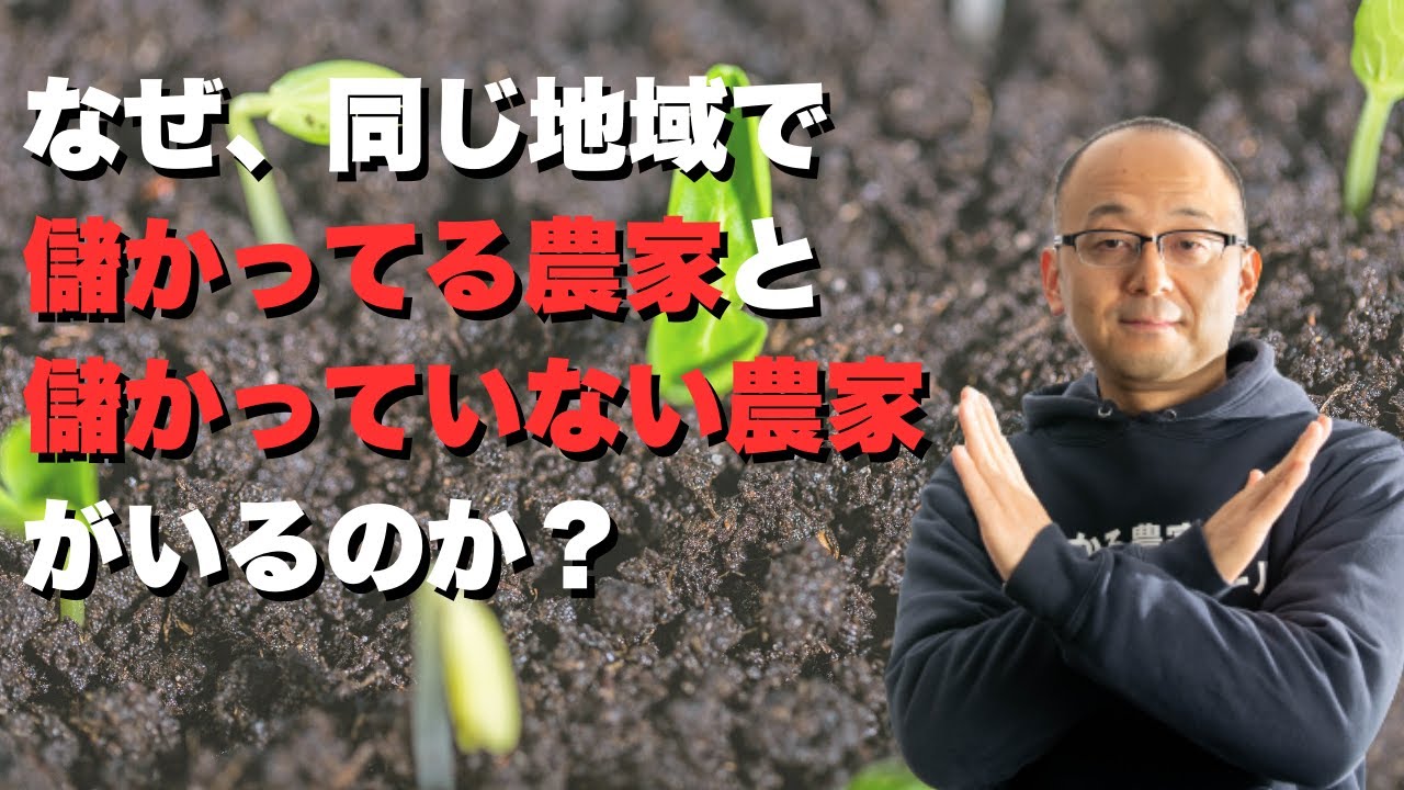 【専門家が解説】儲かっている農家と儲かっていない農家の違い