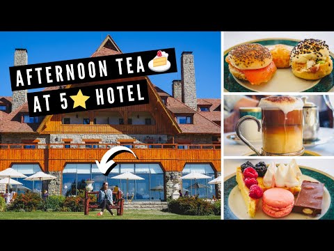 我們在阿根廷巴里洛切的五星級豪華Llao Llao酒店喝了午後茶! (We had AFTERNOON TEA at the 5-star LUXURY Llao Llao Hotel in Bariloche, Argentina! ?)
