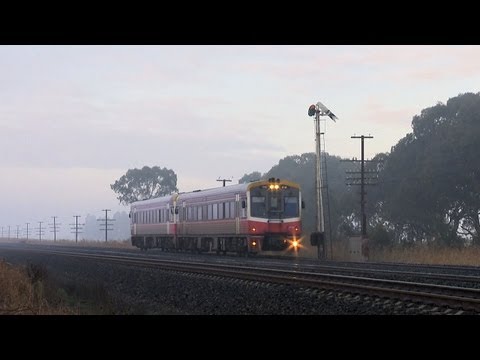 V/Line Passenger Trains in Country Victoria - PoathTV Australian Railways & Trains