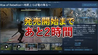 『Rise of Rebellion -地罰上らば竜の降る-』発売直前に色々喋ります