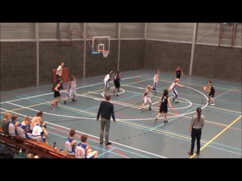 Mannen U12 tweede divisie 1 Hanze Stars - MBCA Amstelveen 26-3-2017