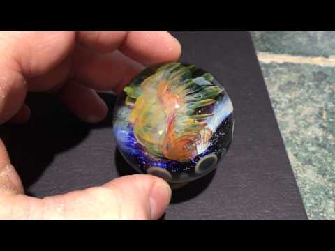 Black hole nebula marble.