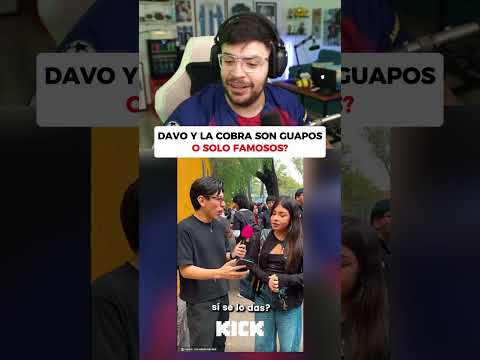 Davo y La Cobra son guapos o solo famosos? #lacobraaa #lacobra #davooxeneize #davo