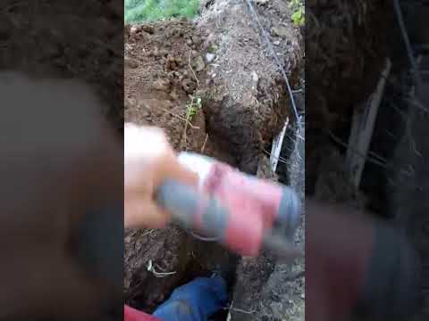 Digging a trench the easy way