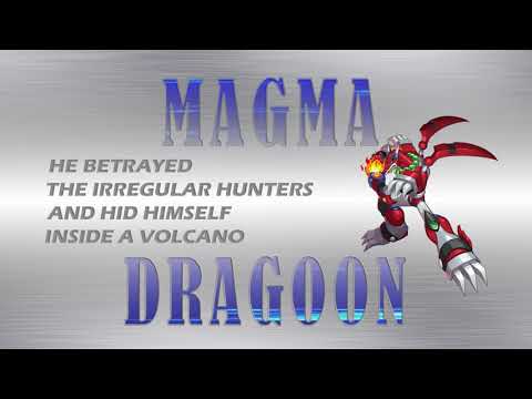 Mega Man X4 Magma Dragoon's boss intro remade in HD
