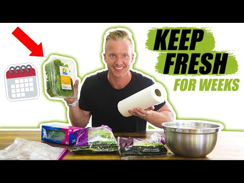5 Ways To Keep Salad Greens Fresh Longer In The Fridge (FOR WEEKS) | LiveLeanTV