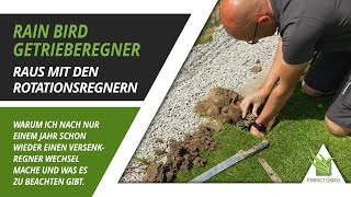 🌱 Umbau auf Getrieberegner in der Bewässerungsanlage -- weg mit den Rotationsdüsen  🌱