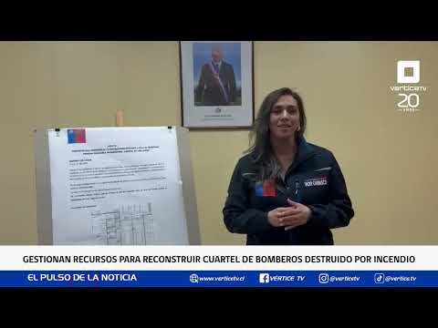 Comuna de Los Lagos: Buscan recursos para reconstruir cuartel de bomberos destruido por incendio