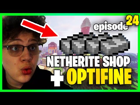 Craftnite: New NETHERITE SHOP & Exploring The World With SHADERS | Episode #24