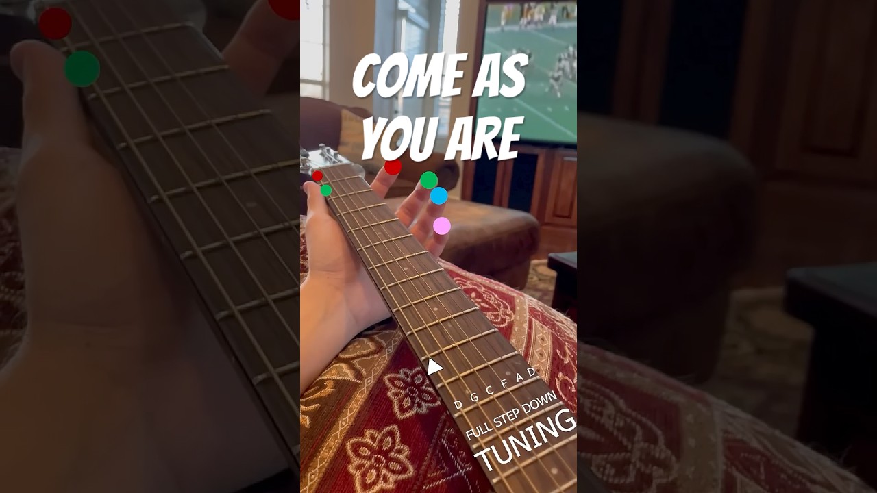 Come As You Are - Nirvana Guitar Lesson + Tutorial
