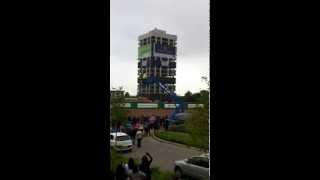 preview picture of video 'Massey Ferguson Building Demolition Coventry & Dustcloud'