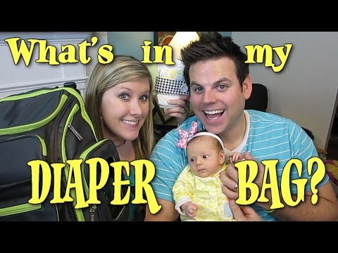 WHAT'S IN MY DIAPER BAG? | Baby Steps: Cullen & Katie