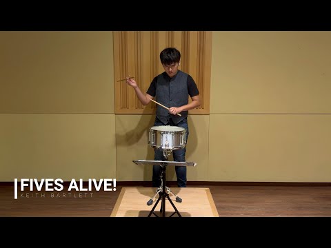 ABRSM G2 Percussion 2020 (A6) Fives Alive! - Keith Bartlett