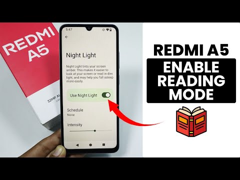 How to Enable Reading Mode in Redmi A5 - Reading Mode Setting