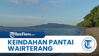 Pesona Keindahan Pantai Wairterang di Sikka NTT, Suguhkan Hamparan Pasir Hitam & Alam Bawah Laut