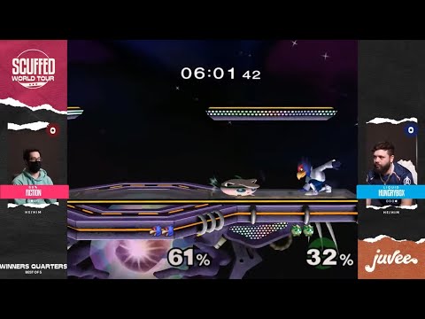 Hungrybox (Jigglypuff) vs. Fiction (Falco) | Scuffed World Tour Melee Winners Quarters