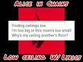Alice in Chains- Low Ceiling w/Lyrics fan made