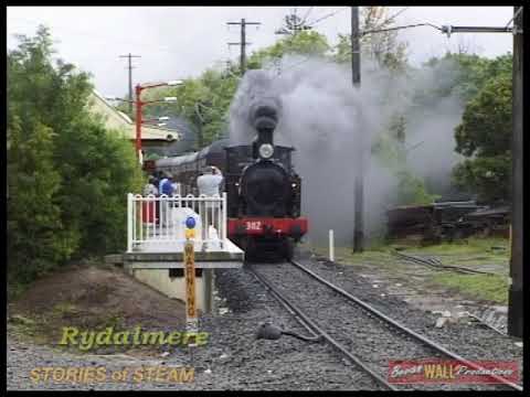Australian steam locomotive 3112 - Carlingford shuttles - October 1996