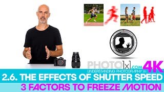 2.6. SHUTTER SPEED and its EFFECTS PartIII the 3 factors to freeze motion with your shutter speed