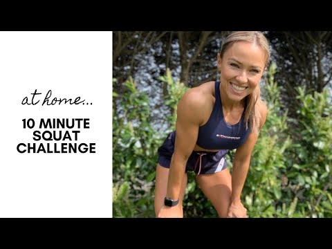 10 Minute SQUAT CHALLENGE | at Home Workout