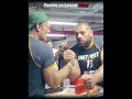 Devon Larrat and Levan gripped up once again💪🥶 #devonlarratt #levansaginashvili #armwrestling