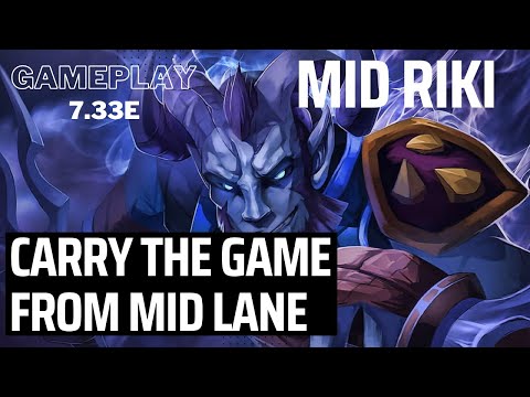 Riki Mid Lane, Must Be Deleted From This Game | Dota 2 Ranked Legend Gameplay