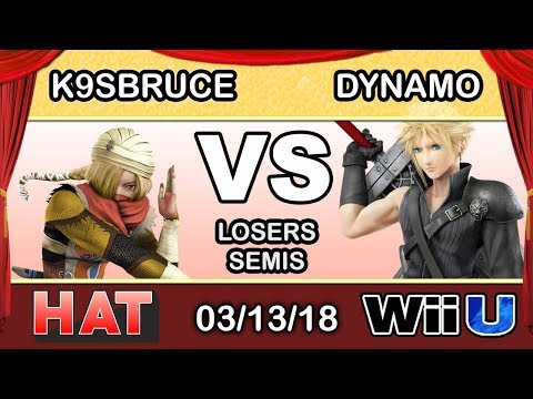 HAT 13 - K9sbruce (Sheik) Vs. Dynamo (Cloud) Losers Semis - Smash 4
