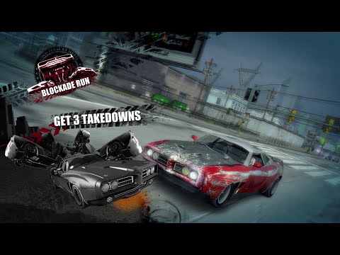 Burnout Paradise Blockade run get 3 takedowns