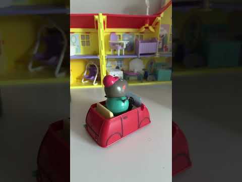 Peppa pig round n round red car #viralvideo #satisfyling #shortsviral