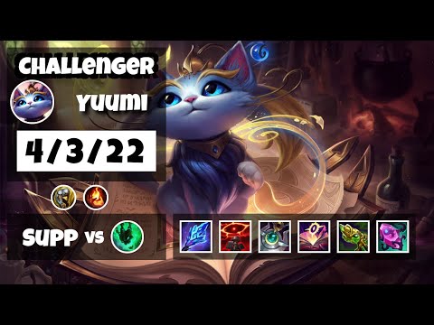 Yuumi vs Thresh EU Challenger SUPPORT (4/3/22) - v11.17