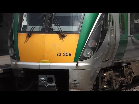 Irish Rail 22000 Class Intercity Train - Monasterevin Station, Kildare