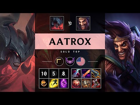 Aatrox Top vs Draven: Killing spree - NA Master Patch 14.24