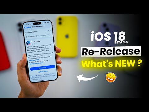 iOS 18 Beta 3.5 Re-release | What's New? Why this update?