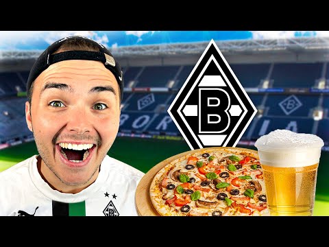 Try stadium food in Mönchengladbach 🏟️🍕