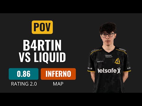 [POV] GODSENT b4rtiN VS Liquid [Inferno] | CS GO DEMO POINT OF VIEW