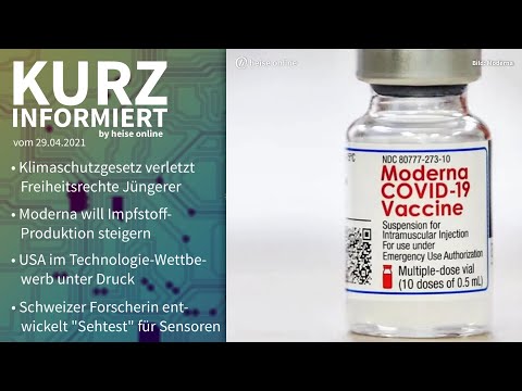 Klimaschutzgesetz, Moderna, US-Technologie, autonome Autos | Kurz informiert vom 29.04.2021