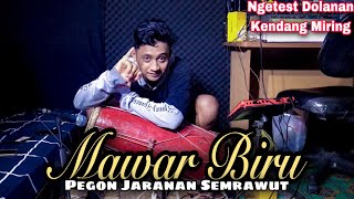 Download lagu MAWAR BIRU VERSI PEGON JARANAN || Cover Kendang Miring Semrawut mp3