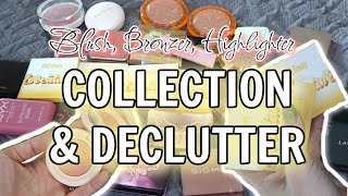 You've got to GO! Blush, Bronzer, & Highlighter Collection & Declutter