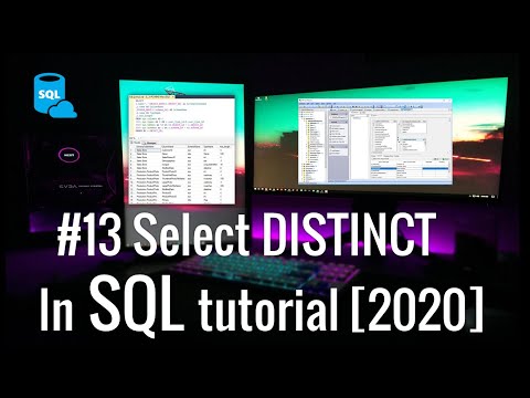 #13 select distinct in SQL how to use it with example.[2021]