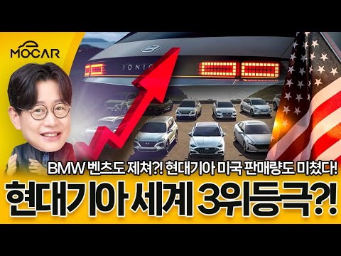 현대기아차 미국 판매 5위! 투싼, 스포티지 놀라워...한국 무역적자 충격, 현대차로부터 배워야!