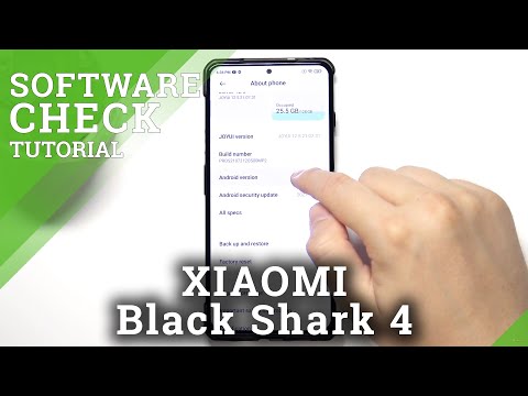 How to Check Android Version in XIAOMI Black Shark 4 - Easter Egg Android