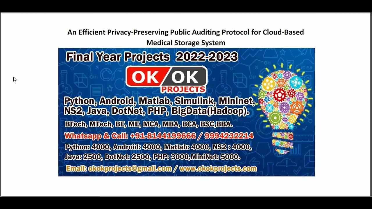 An Efficient Privacy Preserving Public Auditing Protocol for Cloud Based Medical Storage System