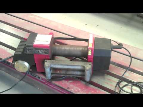 Superwinch Husky 10 Winch Test