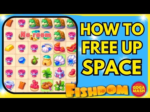 Fishdom How to Free up Space if there is Nothing to Merge Deep Sea Adventure