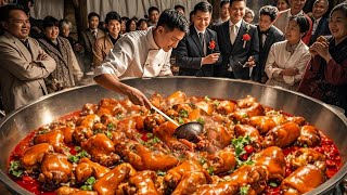 Shandong big banquet prince  one person can make 16 dishes and 8 bowls of banquet with 500 yuan. Th