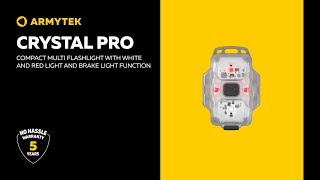 Armytek Crystal Pro Multifunktions-Taschenlampe - gelb