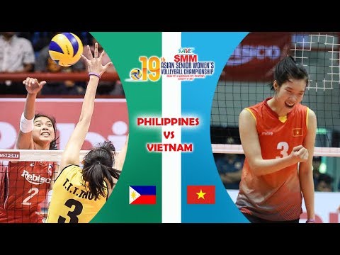 Philippines Vs Vietnam | Asian Women's Volleyball Championship 2017