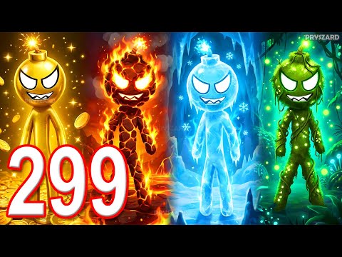 Stickman Party - Gameplay Part 299 Random Funny MiniGames 1 2 3 4 Plyer Free New Update Adventure