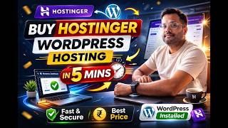 Buy Hostinger Wordpress Hosting in 5 Minutes 🔥 + Setup WordPress (Full Tutorial)