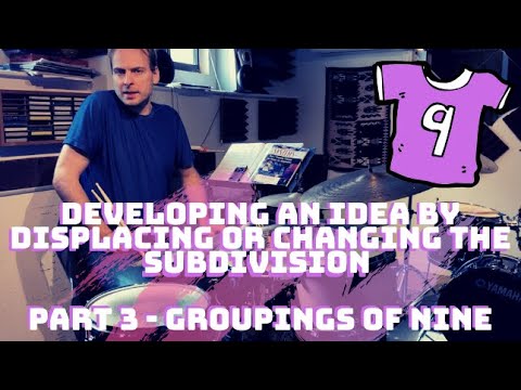 Ari Hoenig - Developing an idea by displacing or changing the subdivision: Part 3 - Groupings of 9